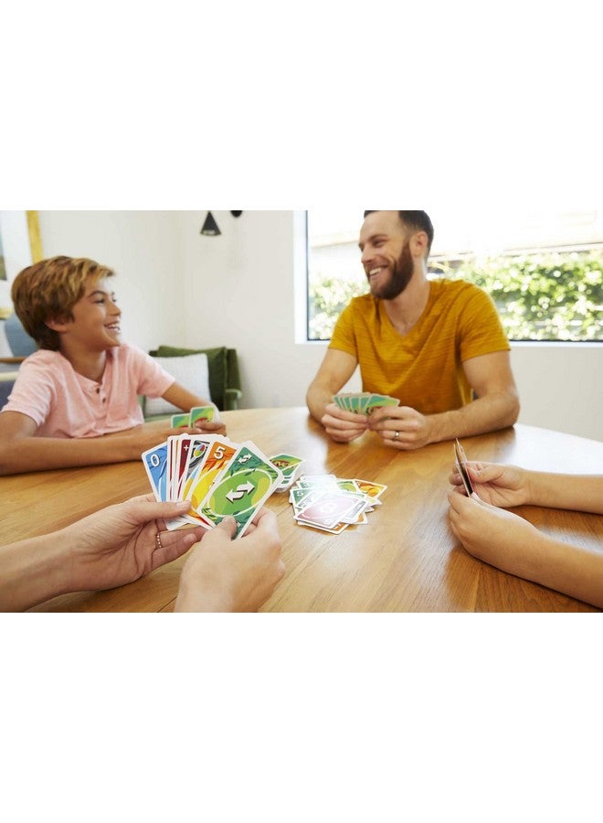 Uno Nothin' But Paper Card Game Family Game With 100 Percent Paper And Fully Recyclable For 210 Players