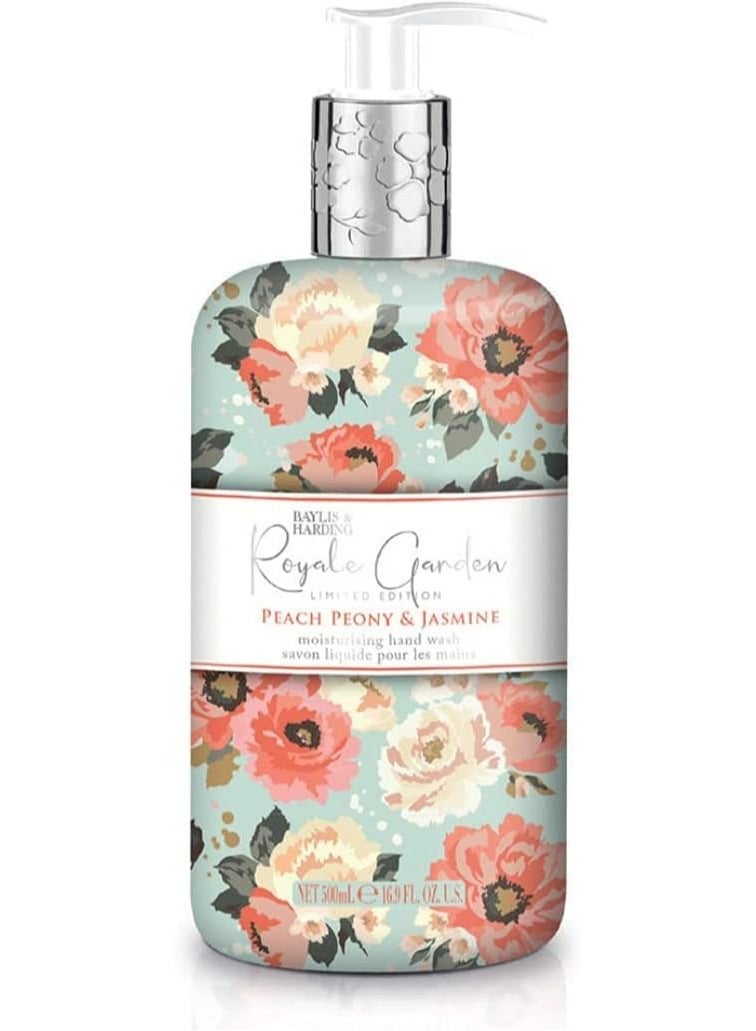 Royale Garden Peach Peony & Jasmine, 500ml Hand Wash