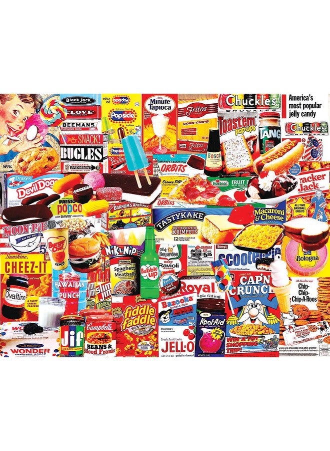 Puzzles Things I Ate As A Kid Collage Puzzle 1000 Piece Jigsaw Puzzle