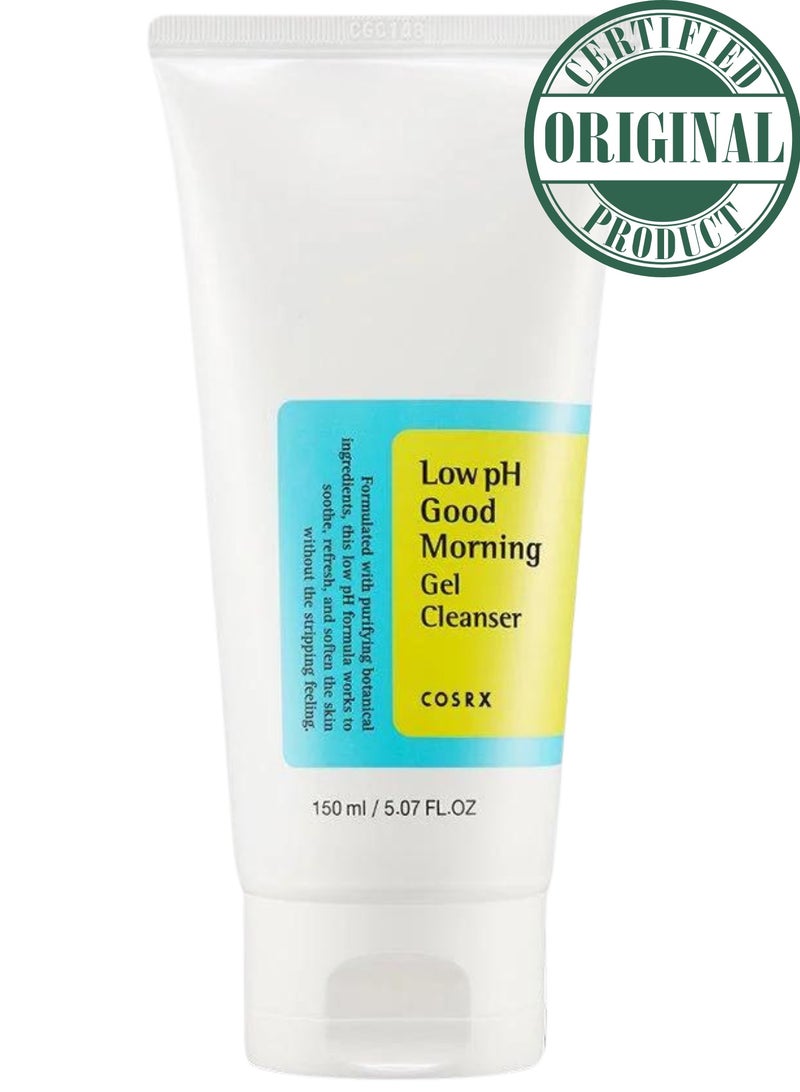 Low pH Good Morning Gel Cleanser Daily Mild Face Cleanser For Sensitive Skin With BHA & Tea-Tree Oil PH Balancing Korean Skincare 150ml