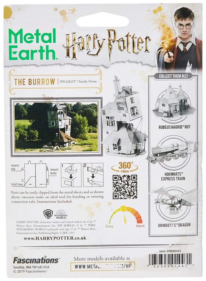 Metal Earth Harry Potter The Burrow 3D Metal Model Kit