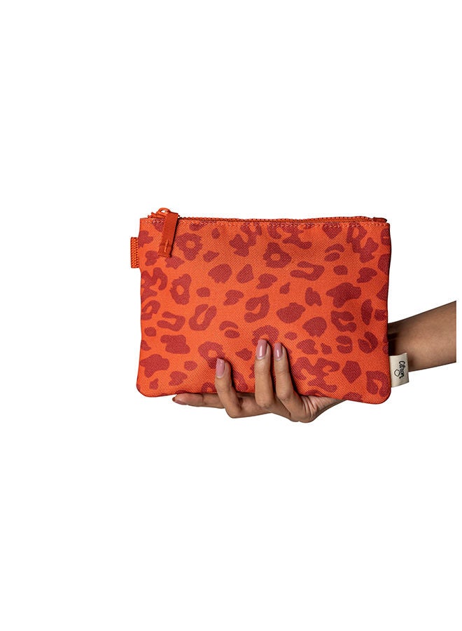 Brand Multipurpose Zipper Pouch Leo Brick - Everyday Lightweight, Plastic - Free Storage For Toiletries, Pens, Cosmetics, And More