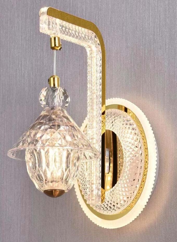 Modern Creative Gold Wall Hanging Lamp For Living Room Bedroom Balcony 3 Colour