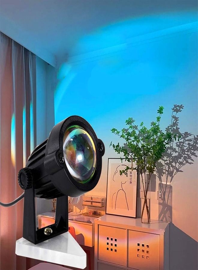 Transform Your Space With The Sunset Atmosphere Projection Led Night Light Lamp – Perfect For Relaxation Aesthetic Decor And Captivating Ambiance Creation