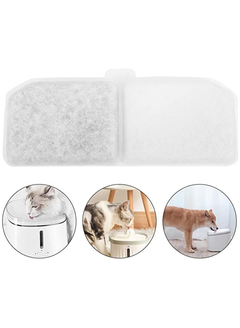 Pet Drinking Water Filter Cotton, SYOSI Pet Water Fountain Replacement Filter Activated Carbon for Automatic Pet Water Dispenser for Cats Dogs, 10Pcs