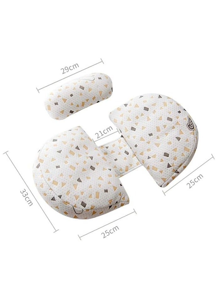 Pregnancy Pillow for Pregnant Women,Soft Pregnancy Body Pillow,Support for Back, Hips, Legs,Maternity Pillow with Detachable and Adjustable Pillow Cover（Beige）