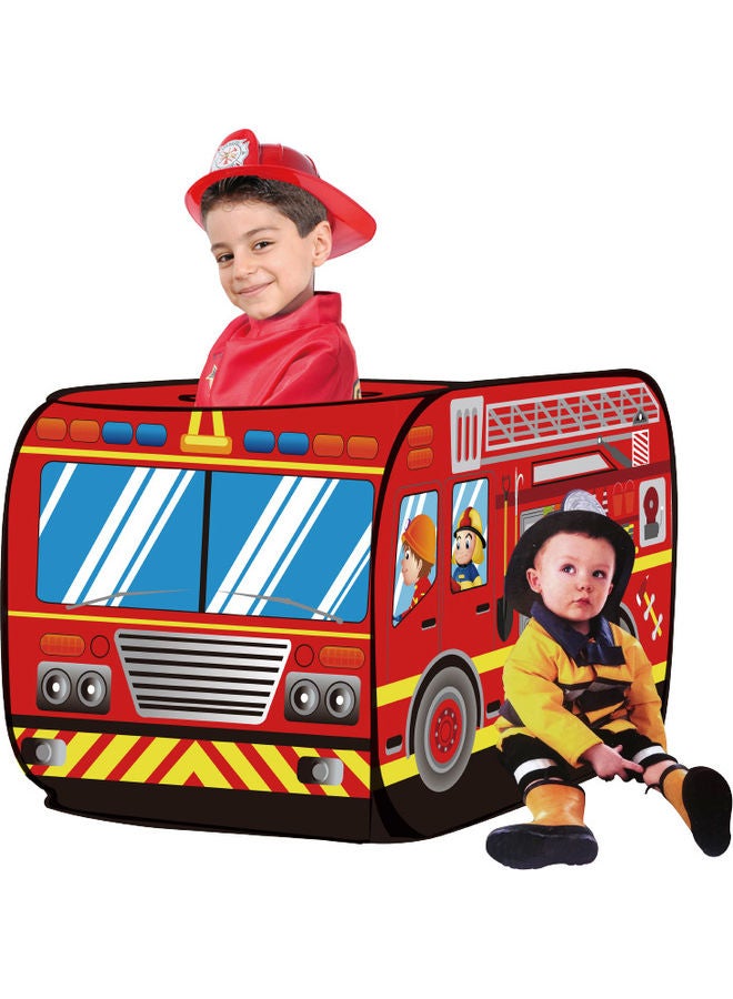 Children's Fire Truck Play Tent 110x70x70cm