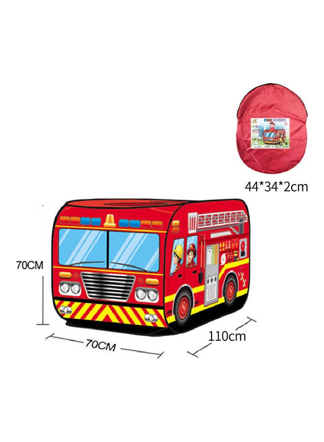 Children's Fire Truck Play Tent 110x70x70cm