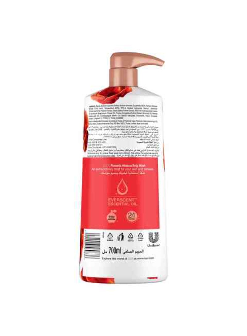 Lux Perfumed Body Wash Romantic Hibiscus 700ml