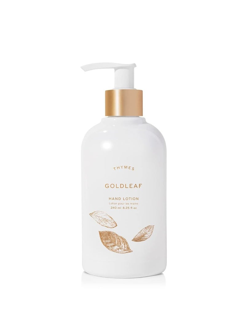 Thymes Hand Lotion Gold Pump - 8.25 Fl Oz - Goldleaf