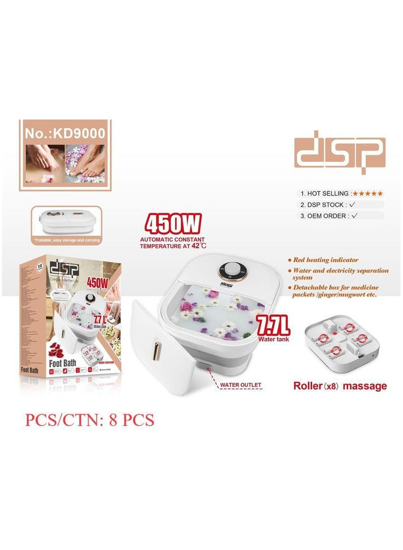 DSP Professional Folding Foot Bath 450W 7.7L Capacity