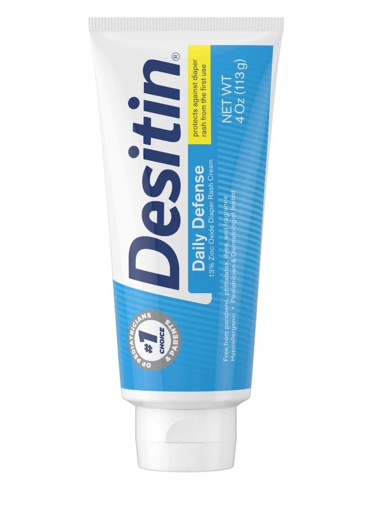 DESITIN Rapid Relief Zinc Oxide Diaper Rash Cream 4 oz (Pack of 3)