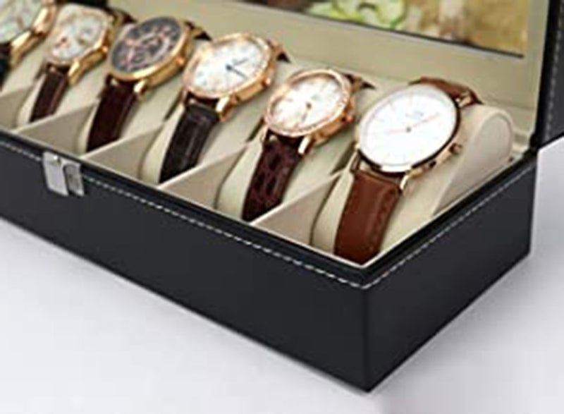 Men's Watch Organizer For 6 Watches