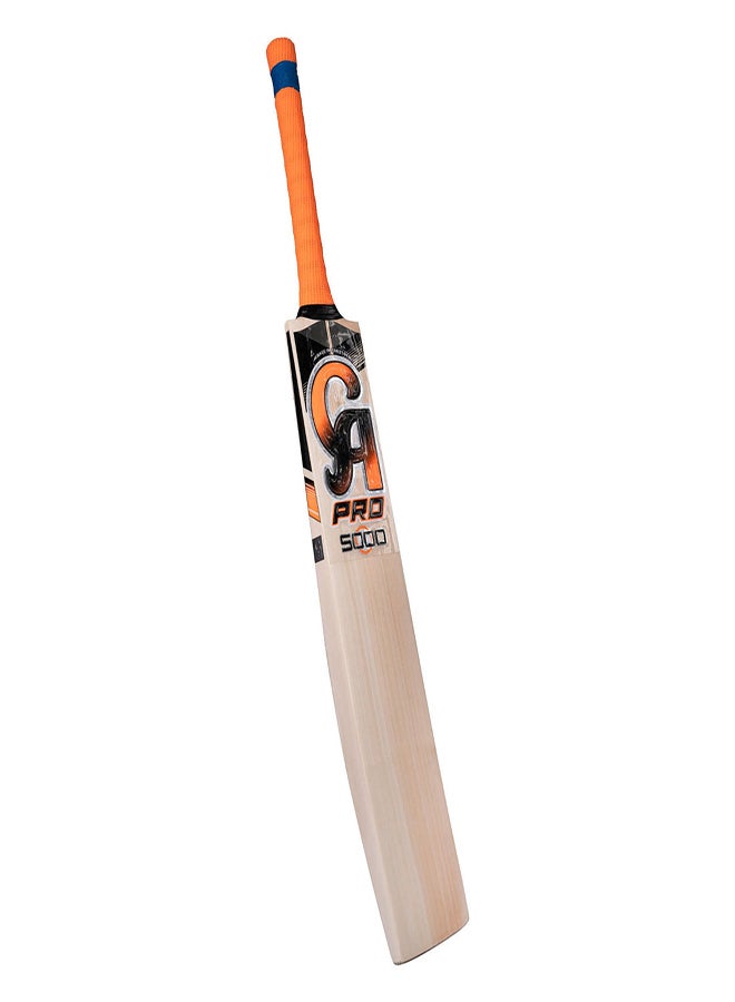 Pro 5000 English Willow Cricket Bat For Adults - Sh
