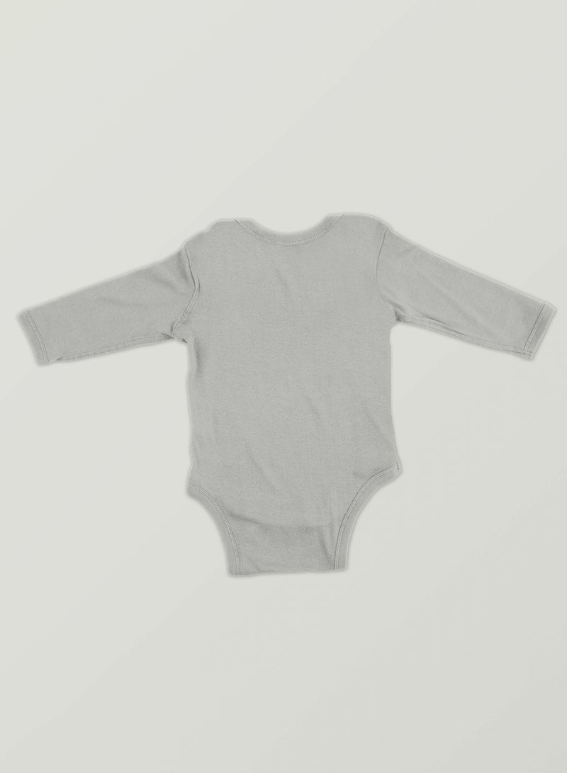 LUAY Unisex 100% Bamboo based Ultra-Soft fabric Onesies with Travel Texture-Grey