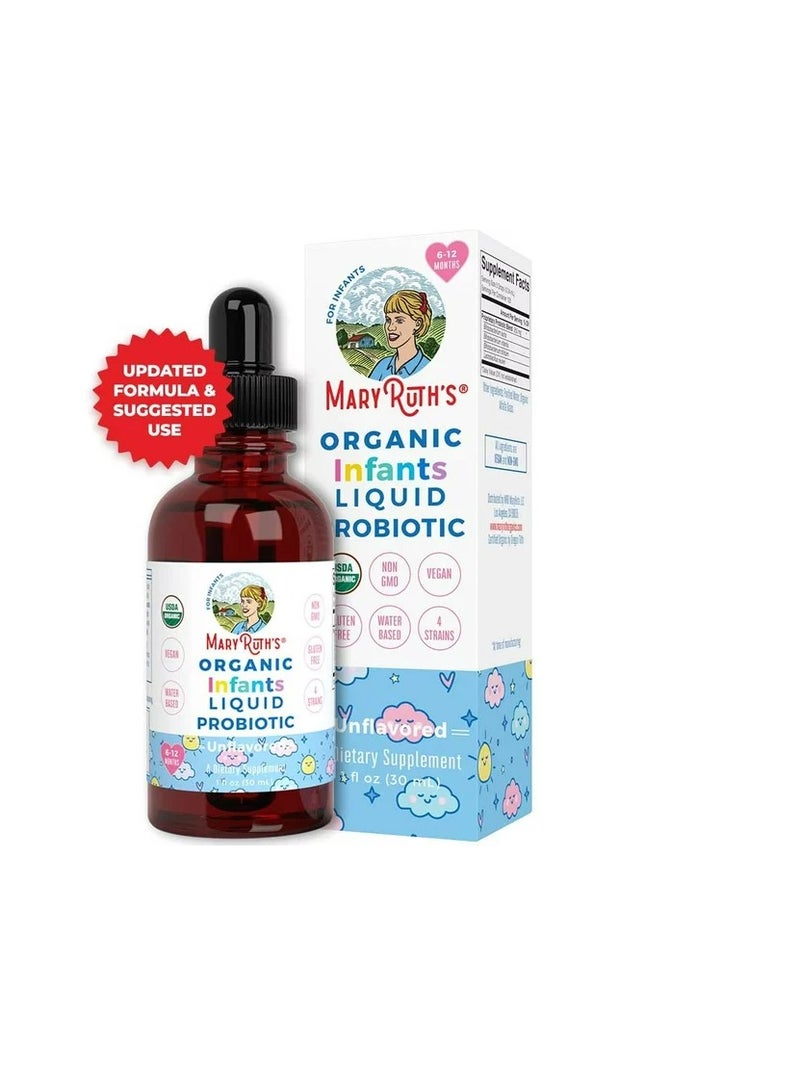 Probiotics usda Organic Liquid Probiotic Drops 4 Month Supply Probiotics For Digestive Health Gut Health Immune Support Supplement Vegan Non gmo Gluten Free 1 Fl Oz