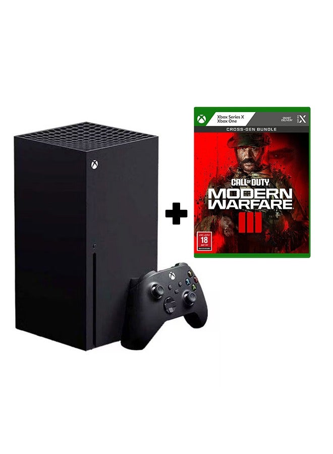 Xbox Series X 1TB Console (Disc Version) with Controller Bundle with Call of Duty Modern Warfare III Cross-Gen Bundle