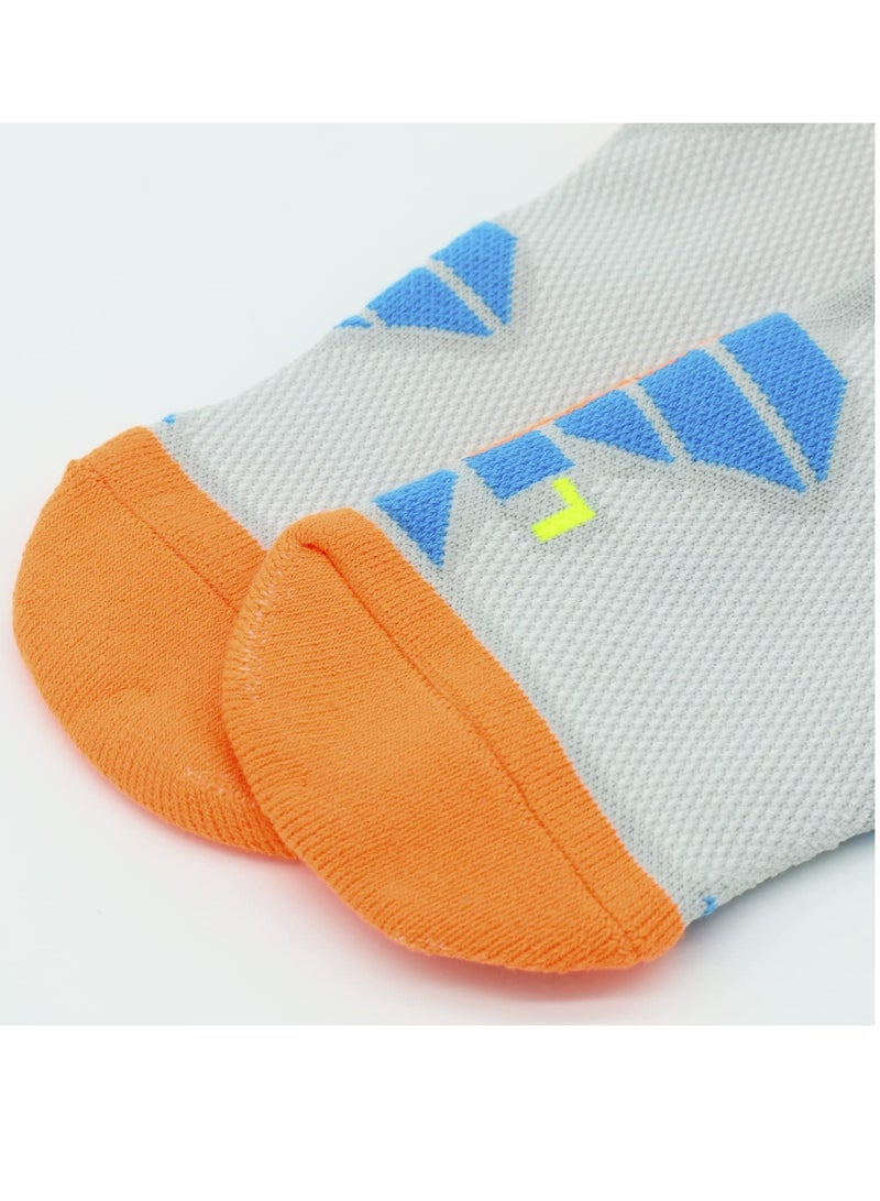 Men's Boys Athletic Crew Socks, 5 Pairs Comfort Breathable Cushioned, Basketball Hiking Training Outdoor Sports Sock