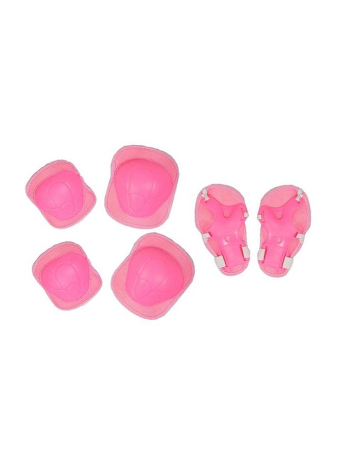 7-Piece Skateboard Gear Set In Pink For Safety While Riding For Your Little One ‎26x20x12cm