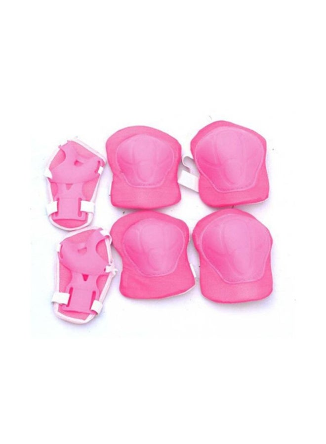 7-Piece Skateboard Gear Set In Pink For Safety While Riding For Your Little One ‎26x20x12cm