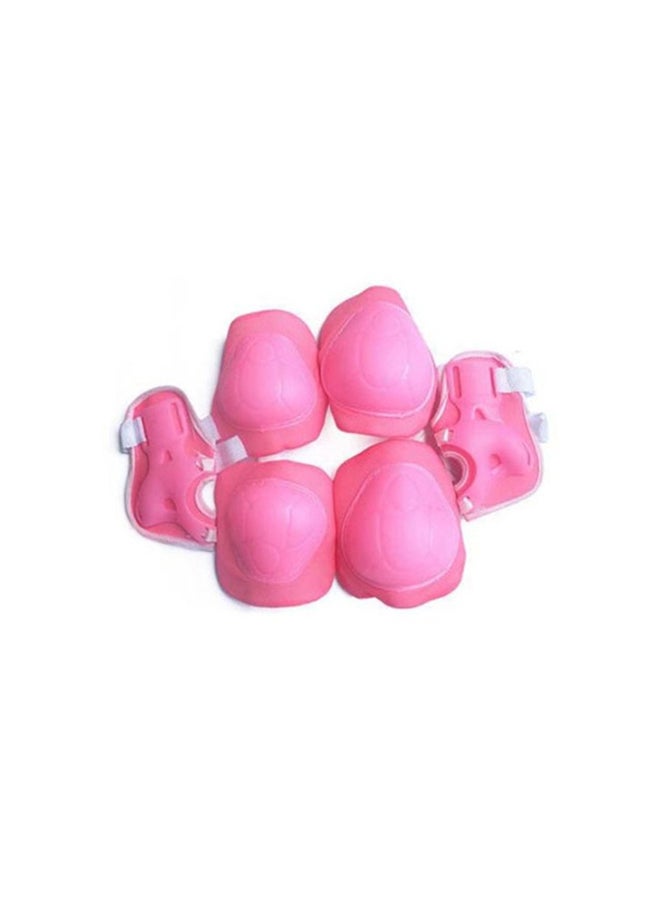 7-Piece Skateboard Gear Set In Pink For Safety While Riding For Your Little One ‎26x20x12cm