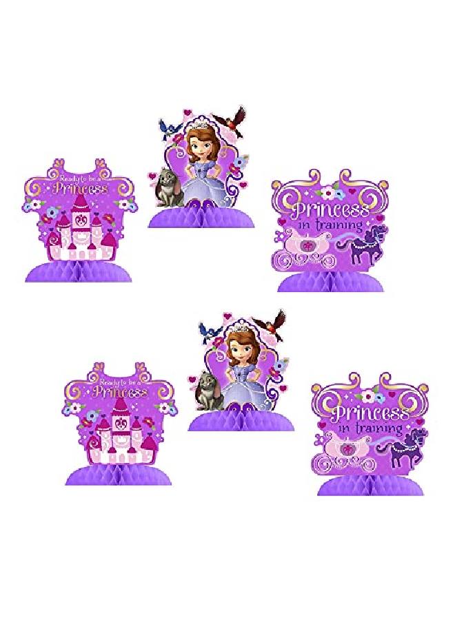 Sofia The First Princess Birthday Party Supplies Decoration Bundle Includes 6 Mini Table Centerpieces