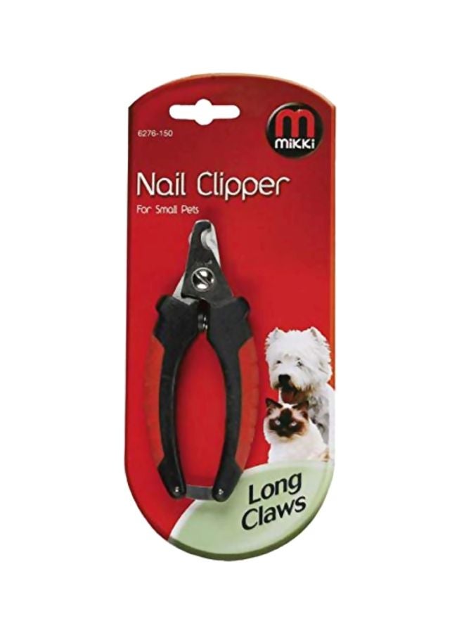 Nail And Claw Clipper For Pets Black/Red/Grey