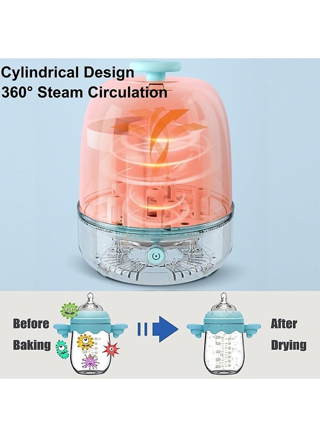 Bottle Sterilizer, Baby Bottle Steam Sterilizer Sanitizer for Baby Bottles Pacifiers Breast Pumps Large Capacity