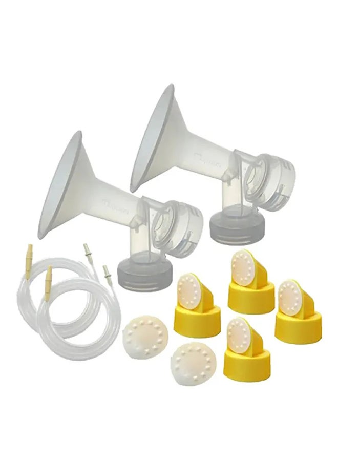 Portable, Comfortable Swing Tubing and Breast Pump Kit for Medela With Two 25 Mm Breast Shields