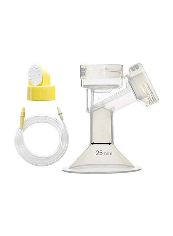 Portable, Comfortable Swing Tubing and Breast Pump Kit for Medela With Two 25 Mm Breast Shields