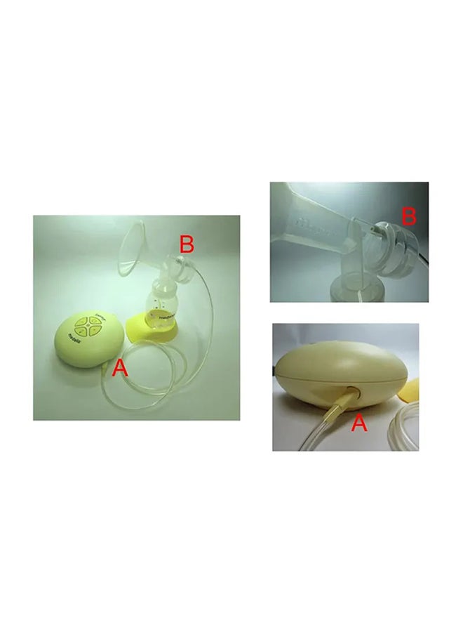 Portable, Comfortable Swing Tubing and Breast Pump Kit for Medela With Two 25 Mm Breast Shields