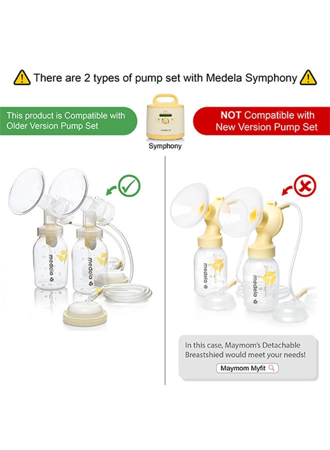 Portable, Comfortable Swing Tubing and Breast Pump Kit for Medela With Two 25 Mm Breast Shields