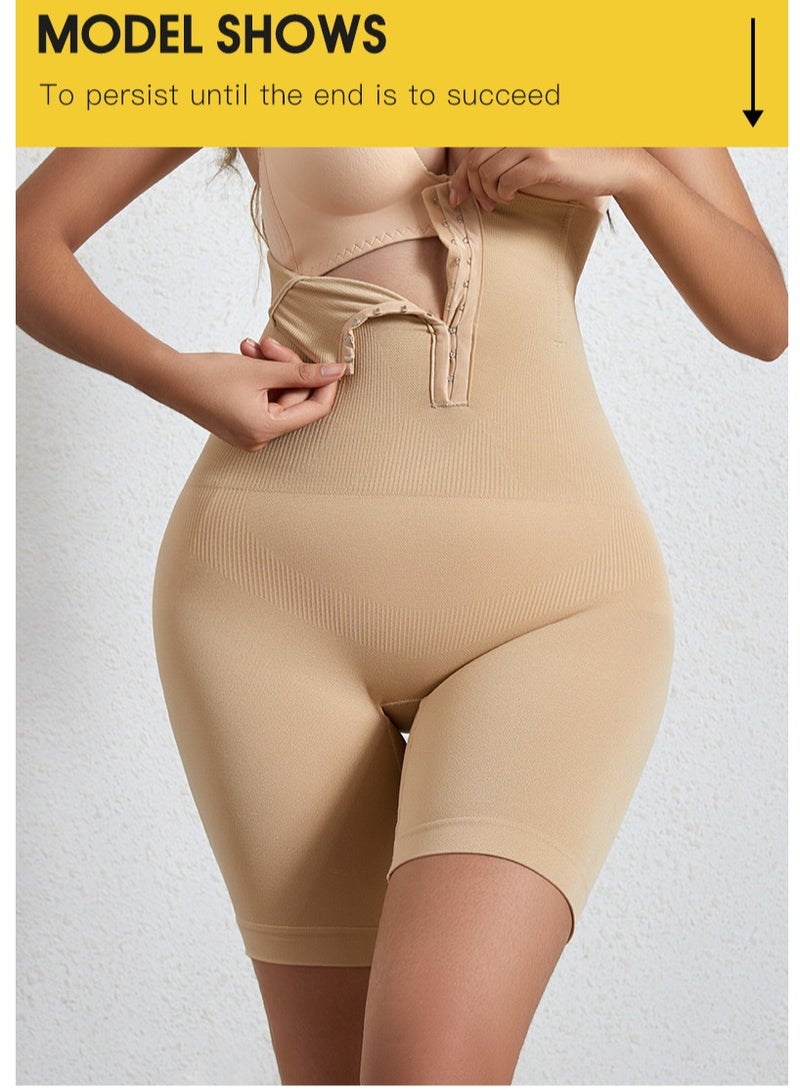 Women's High Waist Postpartum Shapewear Adjustable Tummy Control Seamless Flat Angle Shaping Shorts