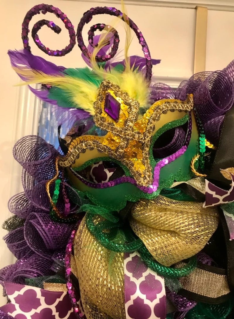 Masquerade Mask for Women, Mardi Gras Masquerade Mask with Feathers Venetian Mask for Masquerades Cosplay Party Specially for Costume