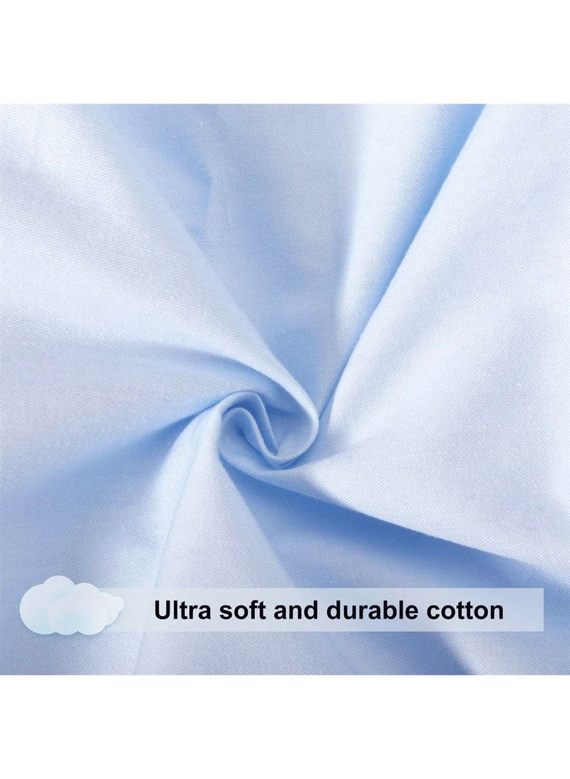 Maternity Pillow, U Shape Maternity Full Body Pillow With Zipper Removable Cover, Maternity Back, Hip, Leg, Belly Support (Blue Cotton)