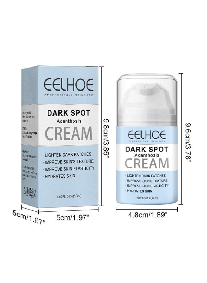 Dark Spot Cream-Seconds Instant Whitening Facial Dark Spot Remover, Underarm Cream, Neck, Back, Legs, Elbows, Private Areas, Premium Botanical Ingredients 50ml