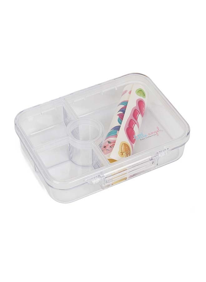 Insulated Leakproof Bento Kids Lunch Box With 4 Compartments - Unicorn Theme