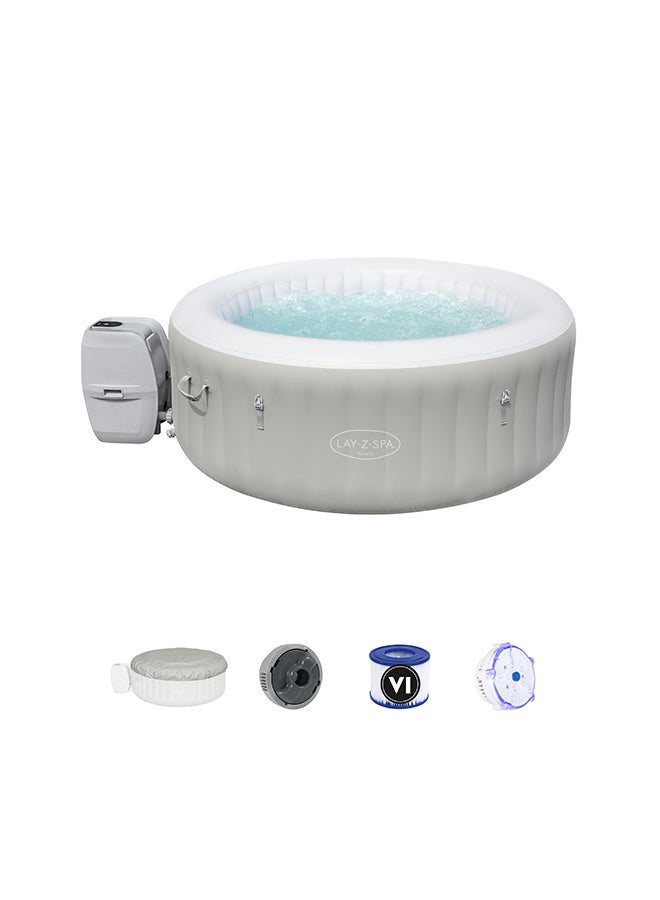 Lay-Z-Spa Tahiti Airjet Inflatable Hot Tub Spa With Led Lights 2-4 Person 180X66cm 180X66cm