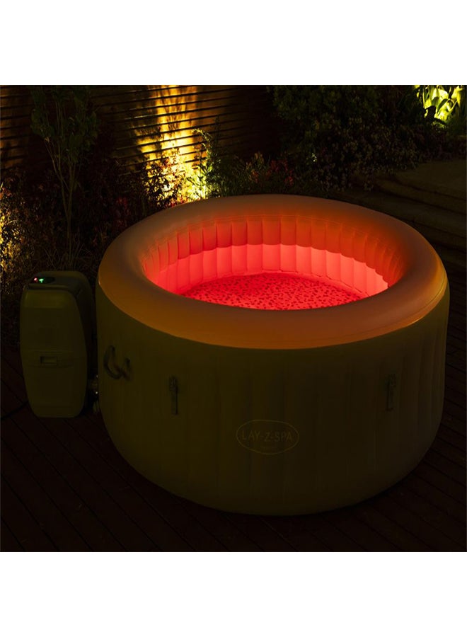 Lay-Z-Spa Tahiti Airjet Inflatable Hot Tub Spa With Led Lights 2-4 Person 180X66cm 180X66cm