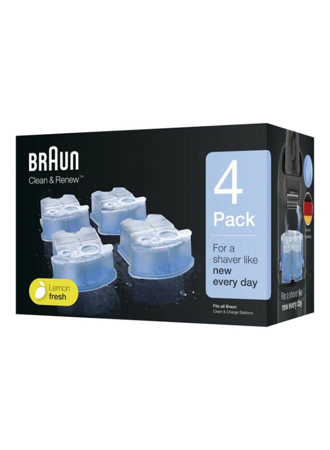 4 Piece Clean And Renew Cleaning Cartridge Blue 22.4 x 10.16 x 15.24cm