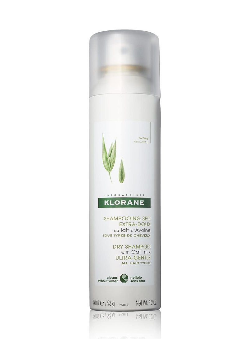 Klorane - Ultra-Gentle Dry Shampoo with Oat+ - Gentle Formula Instantly Revives Hair - Paraben & Sulfate-Free