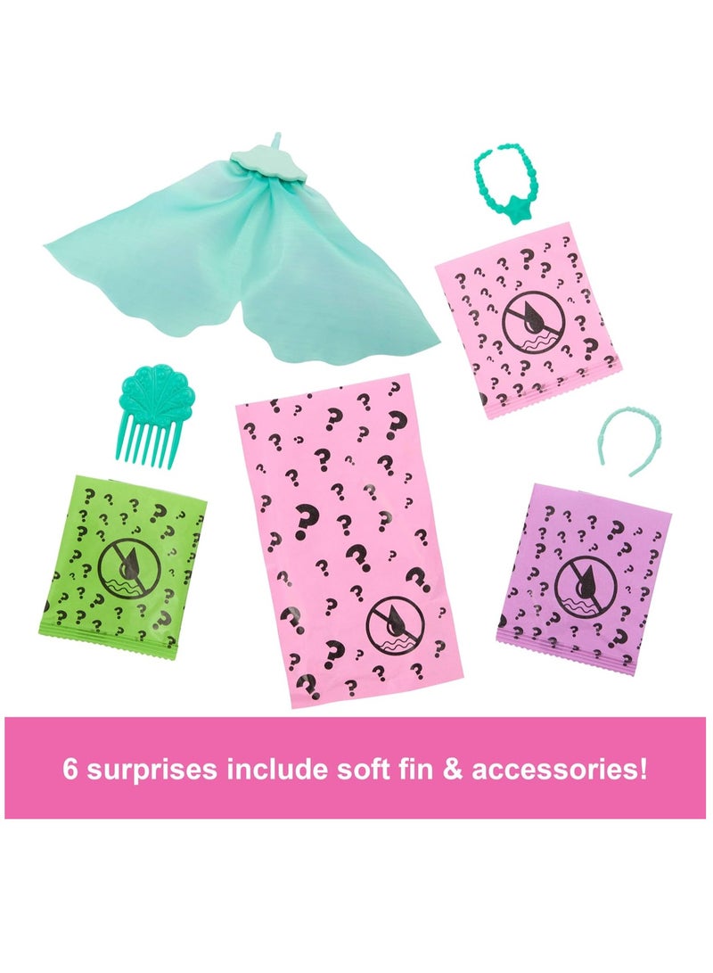 Barbie Color Reveal Deep Sea Mermaid Doll, Assorted/Style May Vary