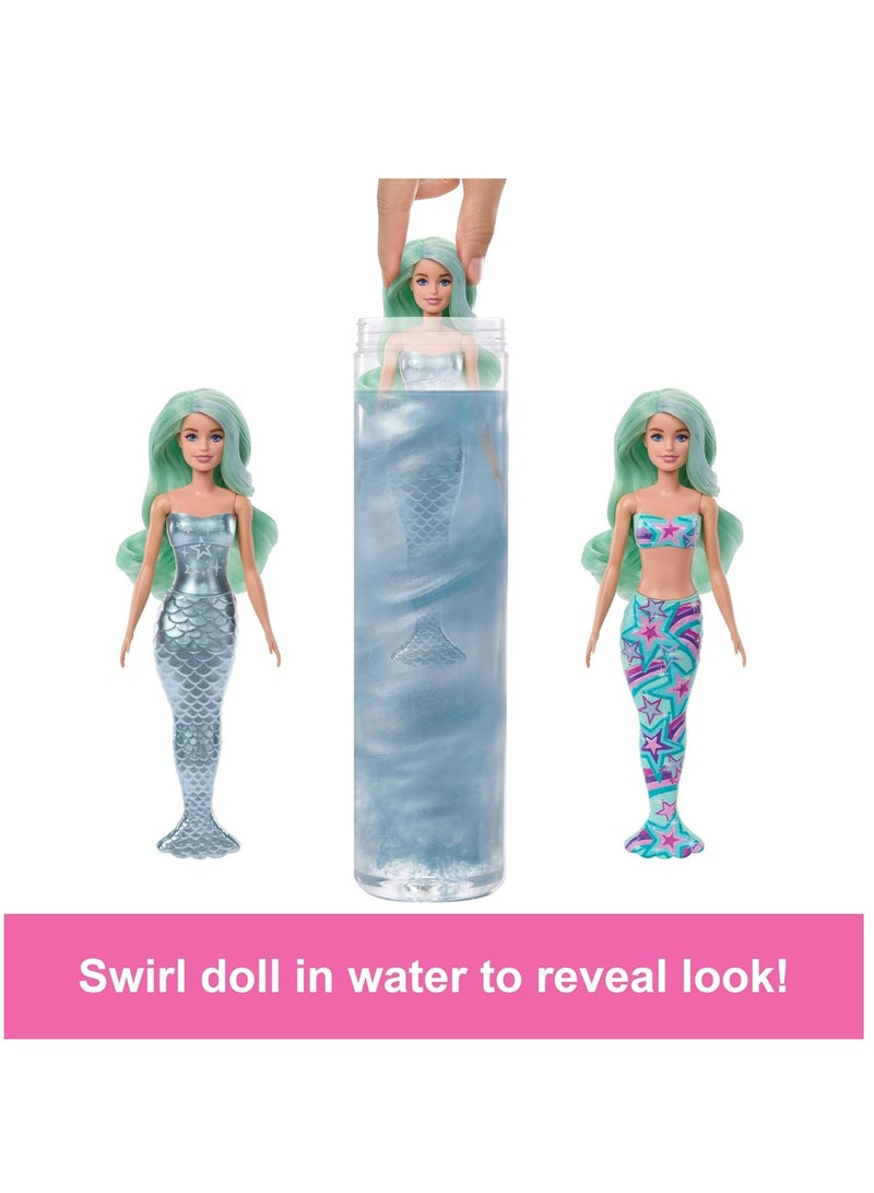Barbie Color Reveal Deep Sea Mermaid Doll, Assorted/Style May Vary