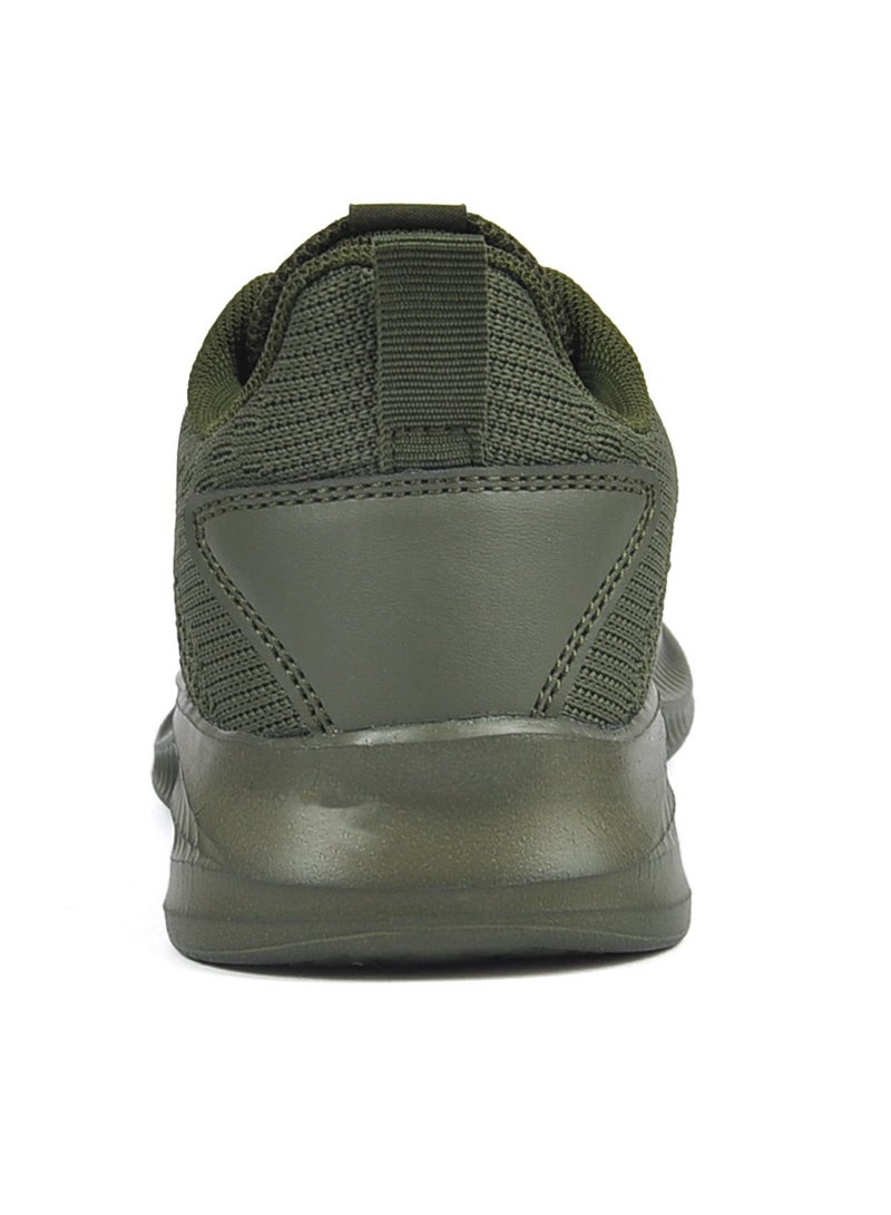 SKYVIEW Children's Sports Shoes Boys And Girls Knitted Mesh Sports Shoes Kid Breathable Lightweight Running Shoes Children's Fashionable Sports And Leisure Shoes Green