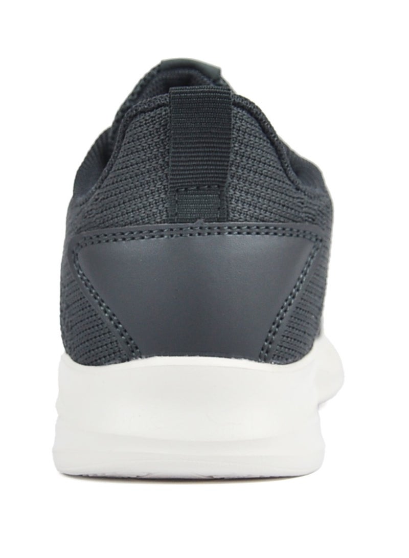 SKYVIEW Children's Sports Shoes Boys And Girls Knitted Mesh Sports Shoes Kid Breathable Lightweight Running Shoes Children's Fashionable Sports And Leisure Shoes Dark Grey