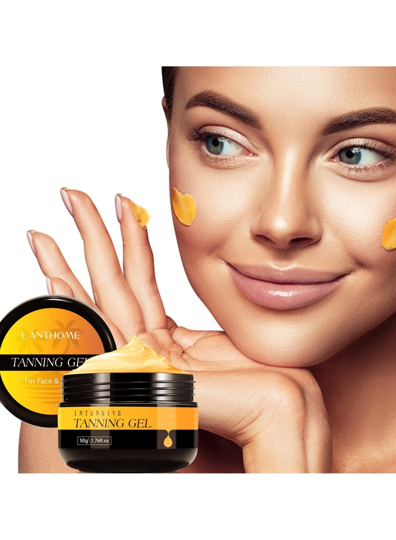 Skin Lightening Cream, Natural Sunless Bronzer Skin Moisturizing Cream