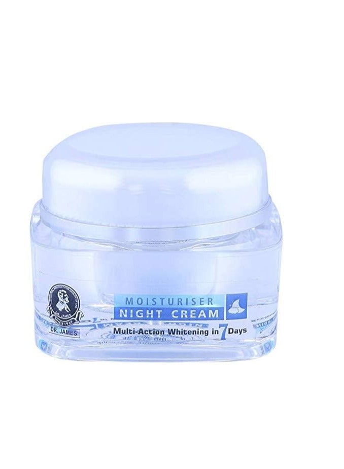 Dr James Skin Whitening Night Cream - 30 gm