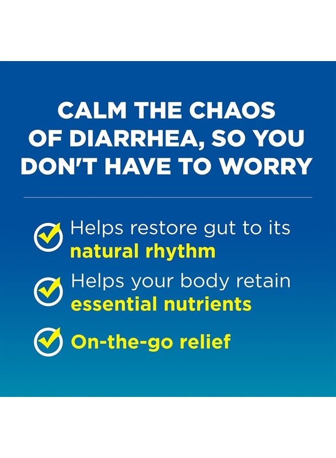 AD Diarrhea Relief Caplets -Loperamide Hydrochloride Anti-Diarrheal Medicine (294314), Blue, 6 Count