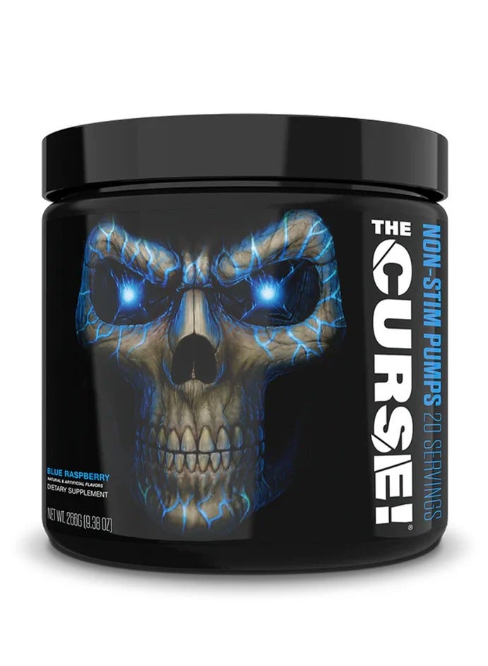 The Curse Non-stim Pumps 20 Serving 266g Blue Raspberry Flavor