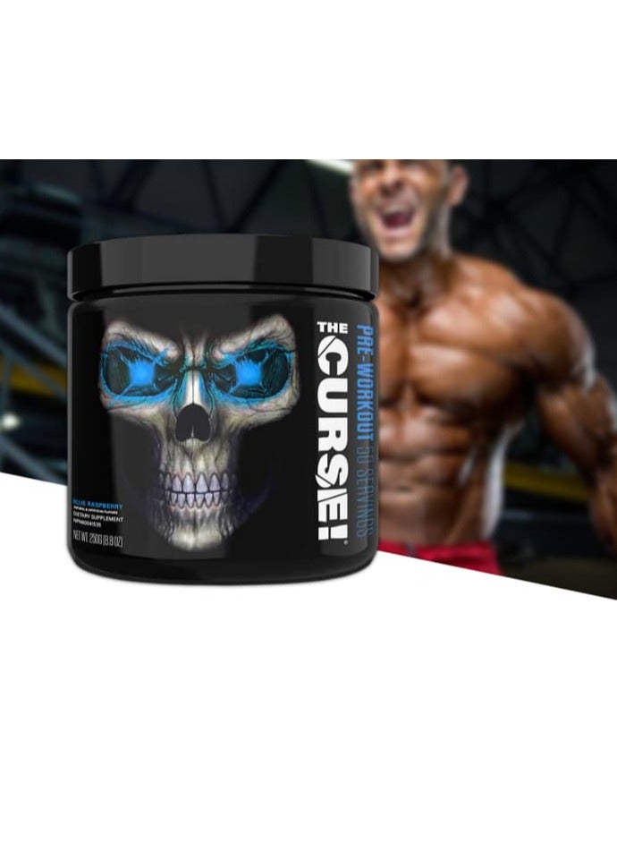 The Curse Non-stim Pumps 20 Serving 266g Blue Raspberry Flavor